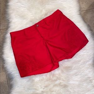 Athleta Red Shorts
